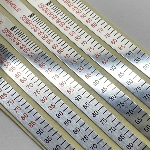 눈금 스케일 계측 라벨